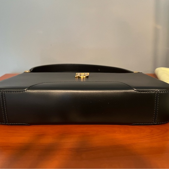 BURBERRY Smooth Calfskin TB Shoulder Bag Black - Picture 6 of 11